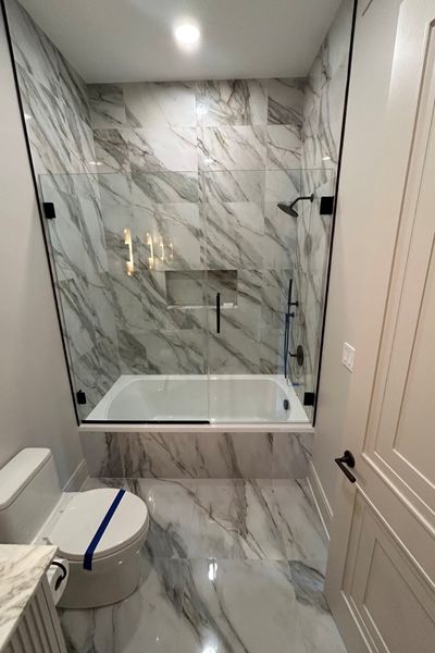 Dedham Ma bathroom installation